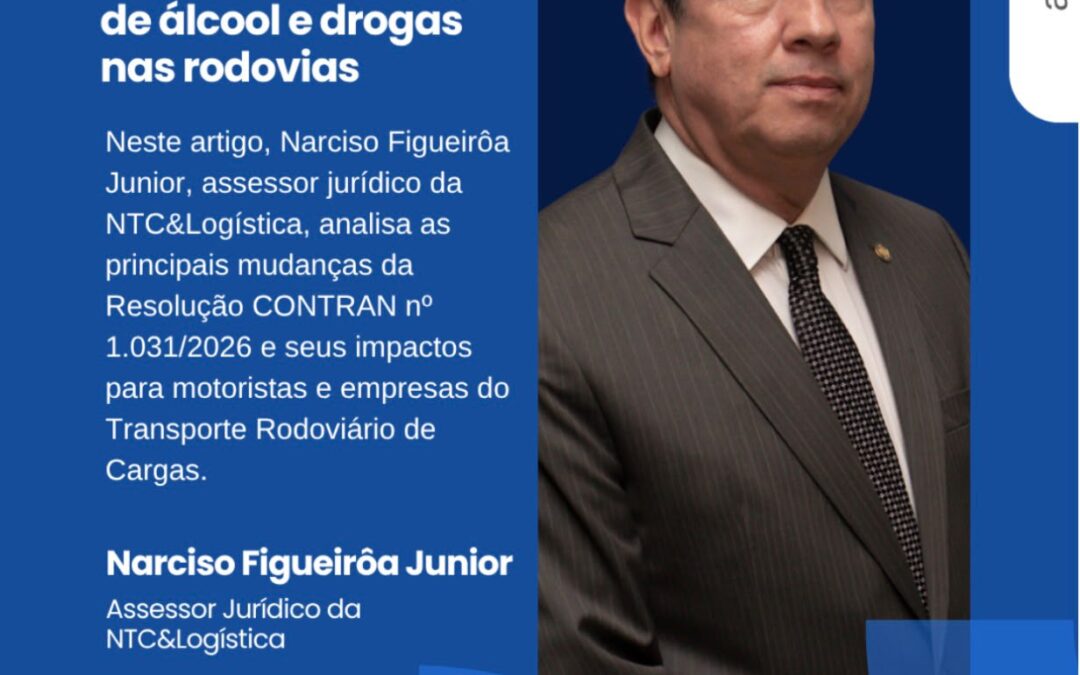 Artigo: A nova Resolução CONTRAN nº 1.031, de 17 de agosto de 2026, amplia a fiscalização de álcool e drogas nas rodovias