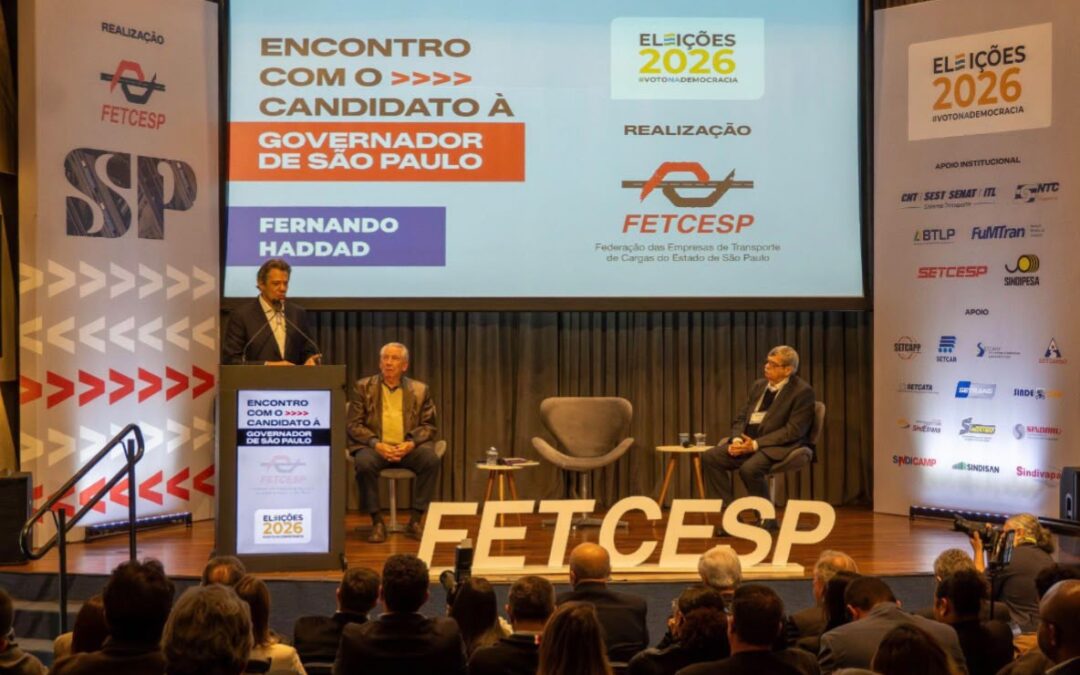 Em encontro, transportadores paulistas entregam a Fernando Haddad propostas para o Governo de São Paulo