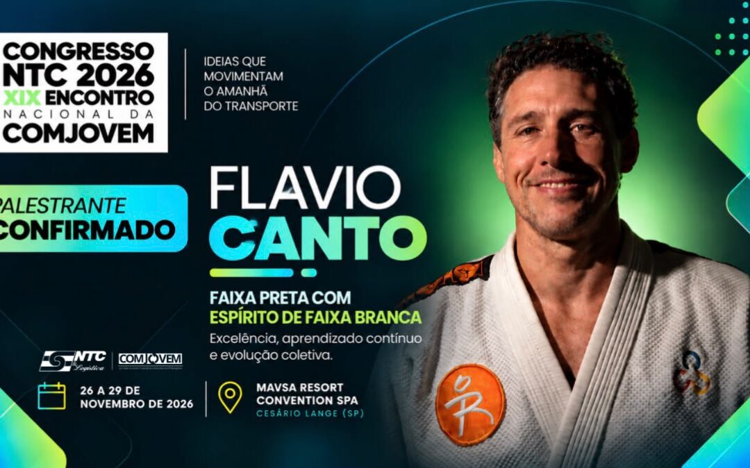 Flavio Canto é palestrante confirmado no Congresso NTC 2026 – XIX Encontro Nacional da COMJOVEM