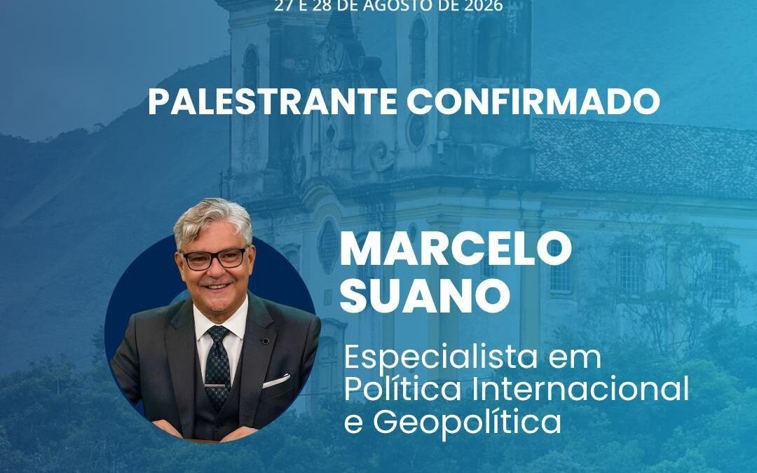Marcelo Suano analisará o novo cenário geopolítico mundial no CONET&Intersindical 2026, em Ouro Preto (MG)