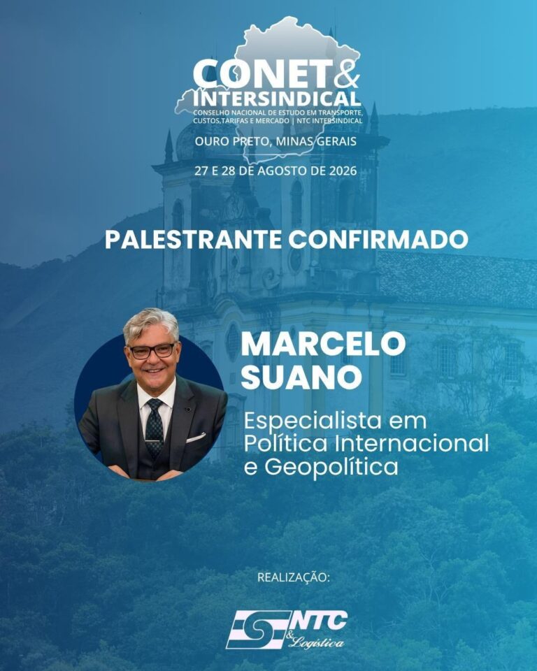 Marcelo Suano analisará o novo cenário geopolítico mundial no CONET&Intersindical 2026, em Ouro Preto (MG)