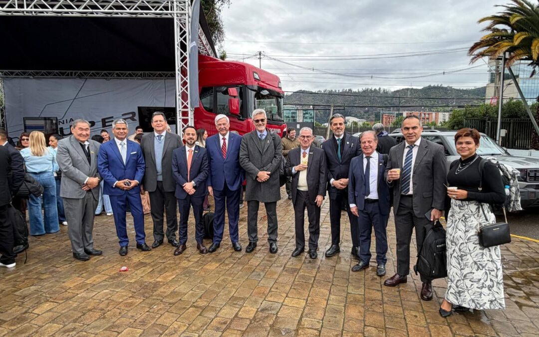 Presidente da NTC&Logística, Eduardo Rebuzzi, destaca segurança no transporte de cargas durante Assembleia da CIT no Chile