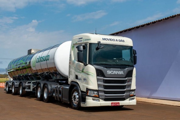 Scania produzirá caminhão a gás no Brasil