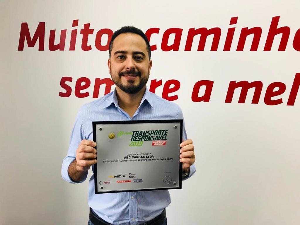 ABC Cargas recebe prêmio de Transporte Responsável 2019