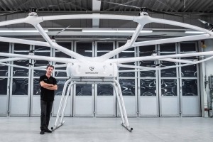 Drone gigante é capaz de transportar 200 quilos por até 40 quilômetros