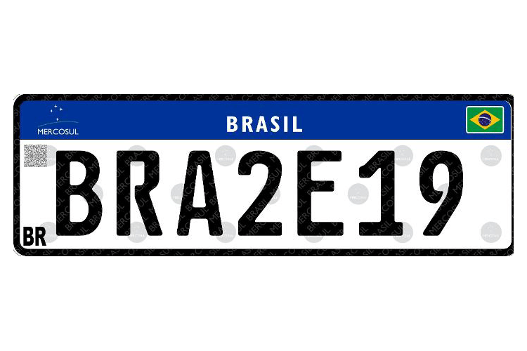 Novas regras do Contran simplificam placa do Mercosul