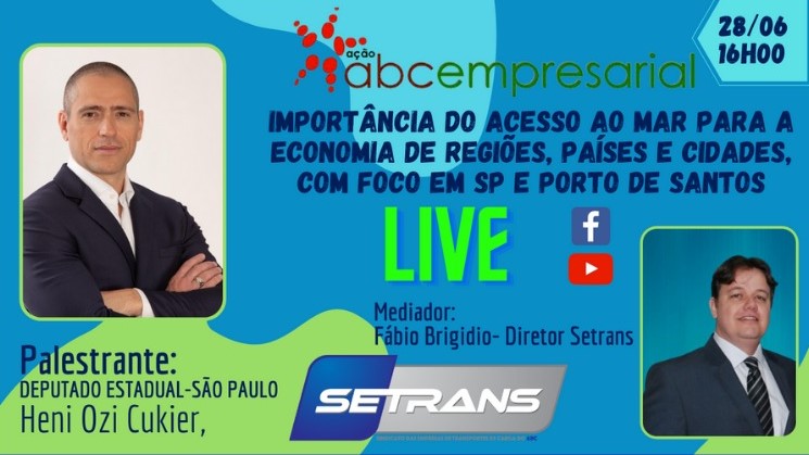 SETRANS abordará a importância do acesso ao mar para a economia brasileira